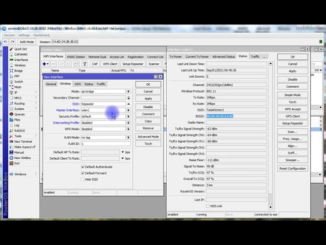 MikroTik hAP lite (RB941-2nD) Repeater or Extender Setup