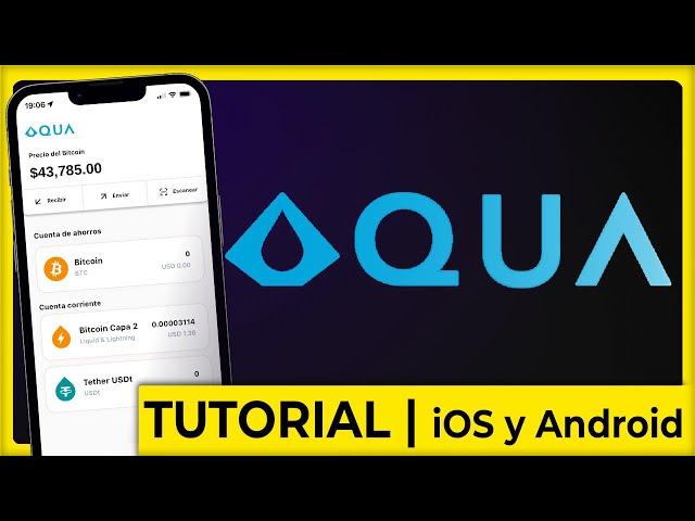 AQUA WALLET | BITCOIN y USDT en la misma Wallet | TUTORIAL iOS y ANDROID paso-a-paso (2024)