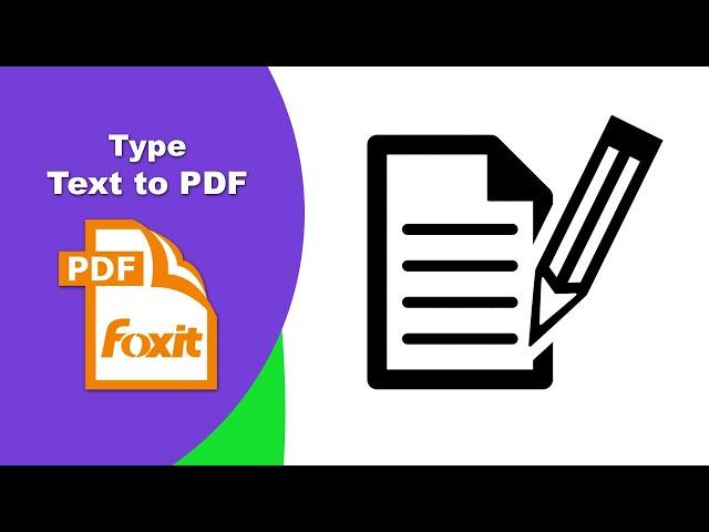 How to Insert and Type Text on a Blank PDF Page in Foxit PDF Editor