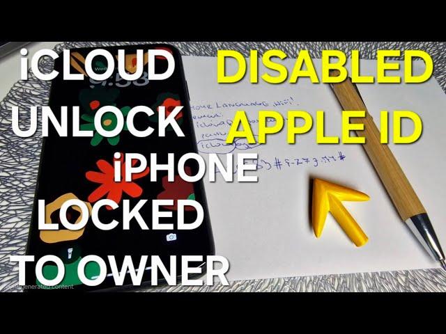 March 2025 iCloud Unlock iPhone 8/X/11/12/13/14/15 Any iOS Locked to owner with Disabled Apple ID