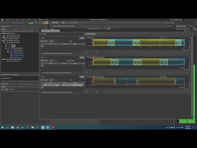 Creating atmospheres in Wwise ( Switch and Blend containers )