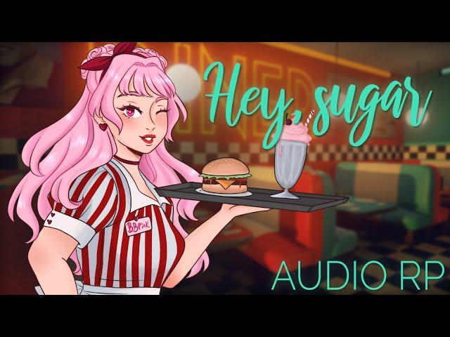 ASMR Roleplay - Waitress wants to serve you (50s, F4M)