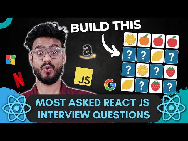 React JS Interview Questions ( Memory Game ) - Frontend Machine Coding Interview Experience