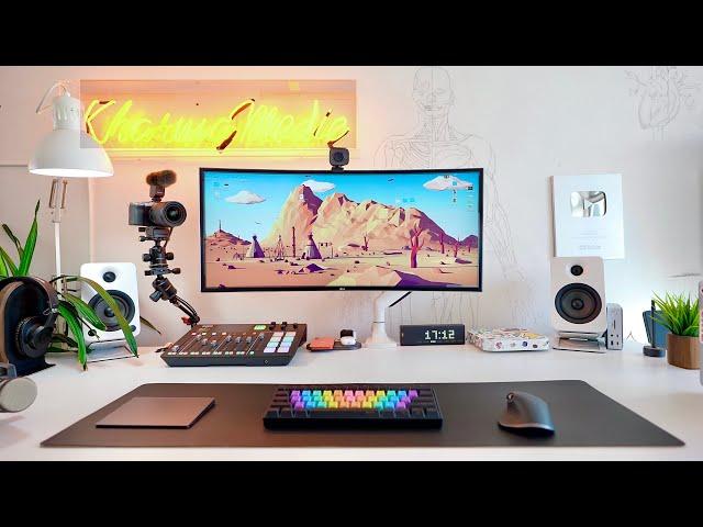 My PRODUCTIVE Desk Setup (2021)