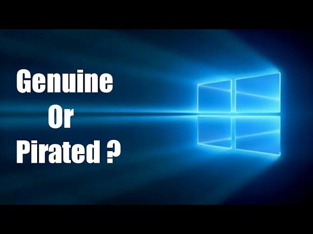 How To check windows is pirated or genuine using cmd | check windows cracked or licensed