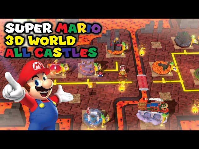 What if Mario had a FULL WORLD of ALL Castle Levels? (BIGGEST Super Mario 3D World Mod EVER!!)