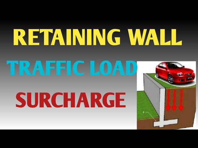 Calculation of Traffic Load (Surcharge ) for the Design of Retaining wall |  Earth Pressure