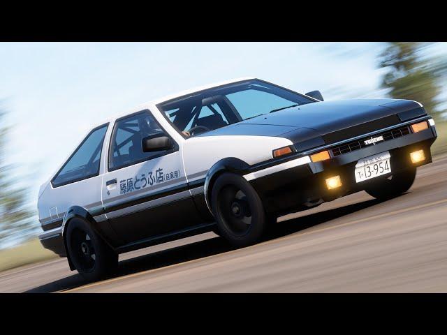 FULL REPLICA BUILD OF THE INITIAL D AE86 ON FORZA HORIZON 5