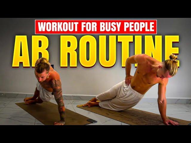 Mini Ab Routine - Core workout for busy people - Day 1 of 7