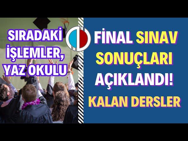 Anadolu  Aöf Bahar Dönemi Final Sınav Sonuçları Açıklandı! Geçtim mi, Kaldım mı? Kalan Dersler