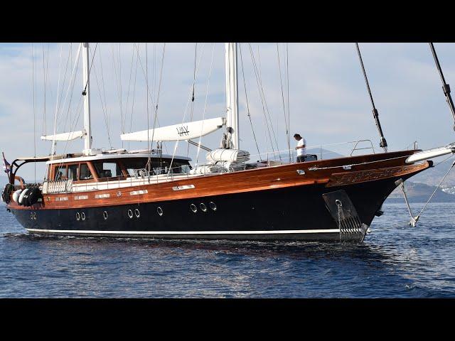 36 m Gentleman's Sailing Yacht Interior Walkthrough For Sale