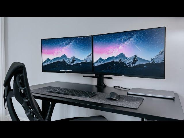 Ultimate Dual Monitor Setup: LG Ergo Dual