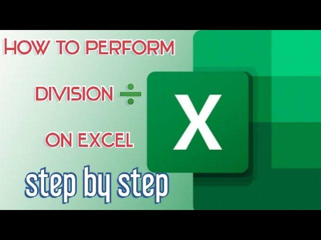 How to do Division on Excel @stechprosolutions4019