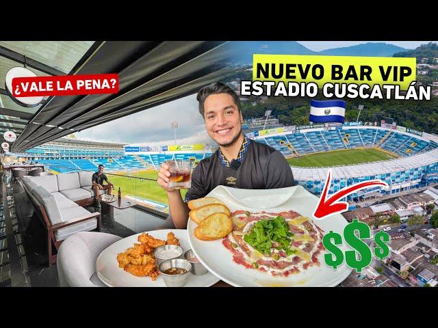 Así es el PRIMER BAR y Restaurante VIP en el ESTADIO CUSCATLÁN ️