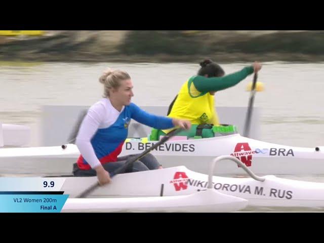 VL2 women 200 final A 2021 ICF Paracanoe World Cup, Paralympic Qualifier, Szeged Hungary