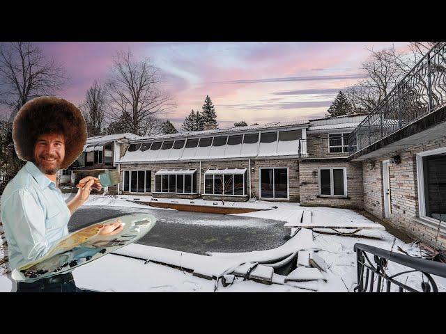 Bob Ross' ABANDONED $6,000,000 Glass Mansion | UNTOUCHED