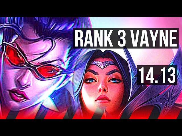 VAYNE vs IRELIA (TOP) | Rank 3 Vayne, 70% winrate, Rank 8, Godlike | EUW Challenger | 14.13