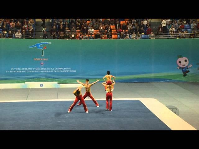 China (CHN) -  2016 Acrobatic Worlds, Putian City (CHN) Combined  Men's Group