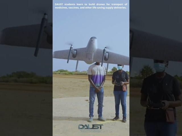 DAUST students fly life-saving supply delivery drone