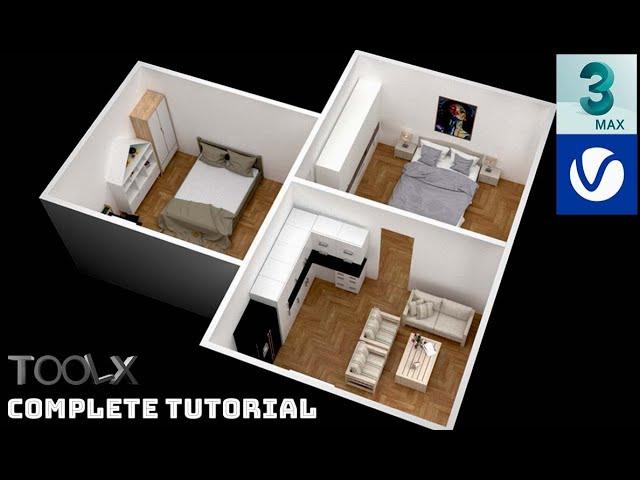 COMPLETE  ELEVATION in 3DS MAX | 3ds max Tutorial