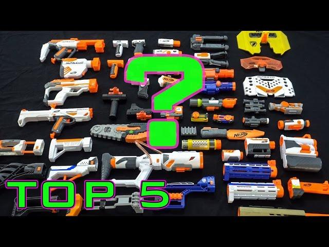 TOP 5 BEST NERF ATTACHMENTS!