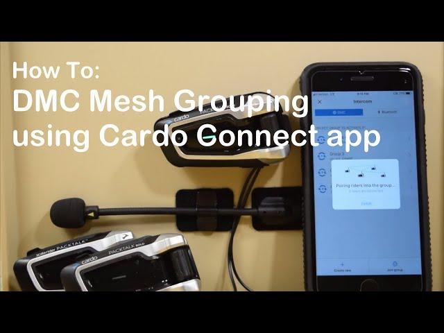 Cardo PACKTALK/BOLD - Mesh Intercom Grouping Using the App!