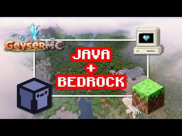 Easy Java & Bedrock Crossplay with Fork (Geyser & Playit)