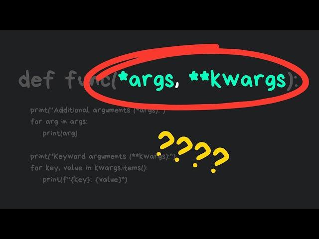 How to Use *args and **kwargs in 2 Minutes