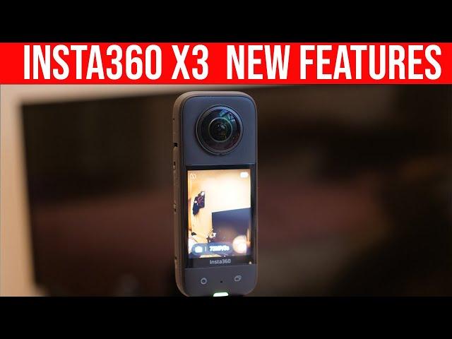 Insta360 X3 2023 Firmware Update: 3 New Features