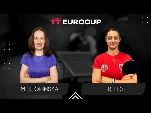 11:00 Marta Stopinska - Renata Los  13.03.2025 | TT Euro.Cup Women Poland Master