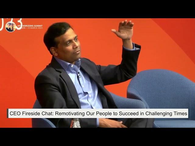 CEO Fireside Chat: Remotivating Our People to Succeed in Challenging Times