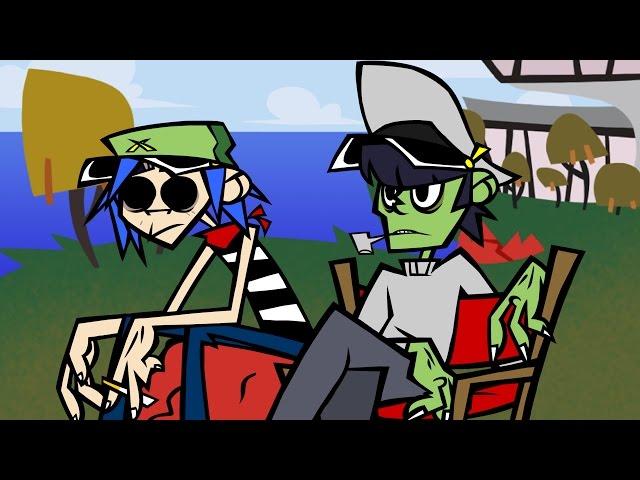 Murdoc and 2D Explain how Gorillaz met