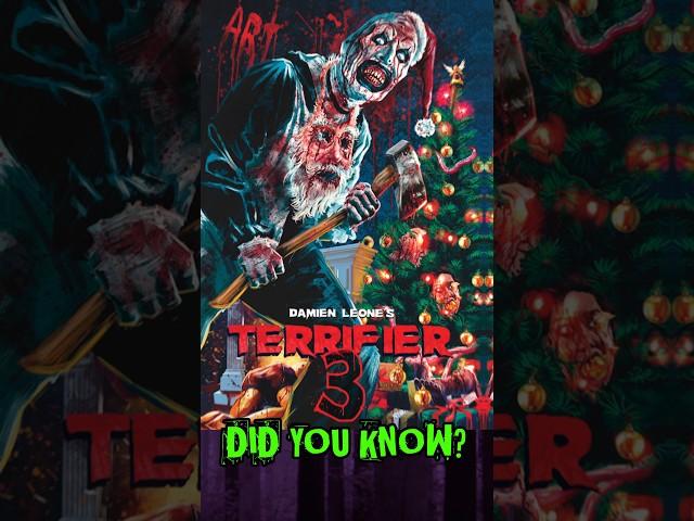 Did you know in TERRIFIER 3  Horror Movie Facts #shorts