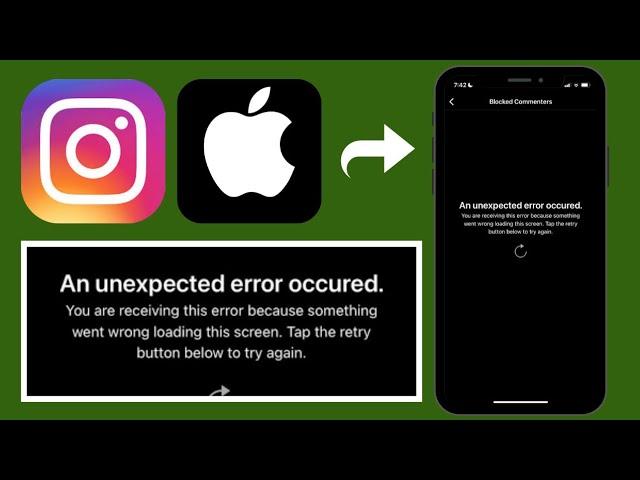 How to fix Instagram "An unexpected error occurred" in iPhone