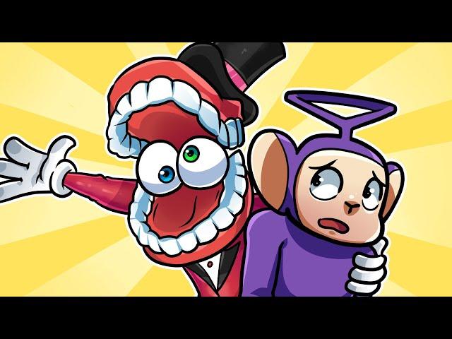 ESCAPE FROM AMAZING DIGITAL CIRCUS! | Tinky Winky Plays: Roblox The Amazing Digital Circus