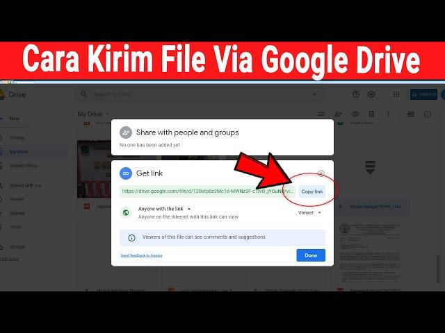 Cara Kirim File Via Google Drive