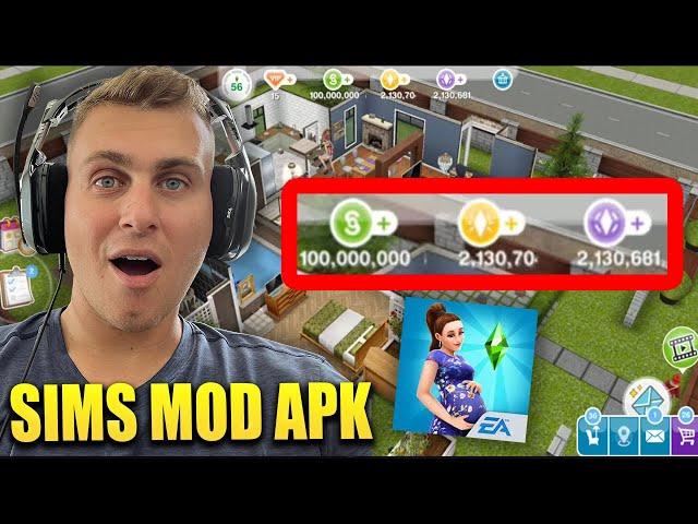 The Sims FreePlay MOD HACK  999999 SimCash & Money EASY to Install Sims FreePlay MOD APK iOS