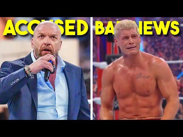 Triple H Accused...Bad News For Cody Rhodes...WWE Star Possessed...Match Cancel...Wrestling News