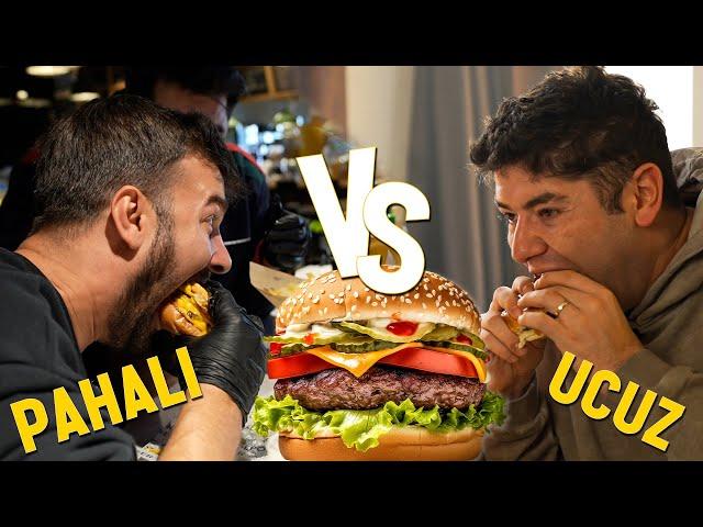 EN UCUZ VS EN PAHALI HAMBURGER !