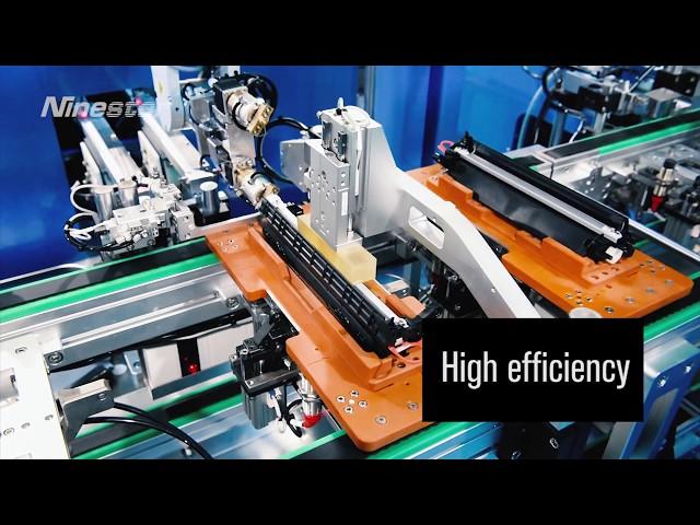 The first full automatic production line for toner cartridges in aftermarket.