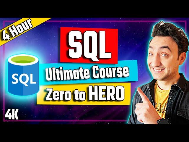 SQL Tutorial for Beginners [Ultimate Full Course] - From Zero to HERO