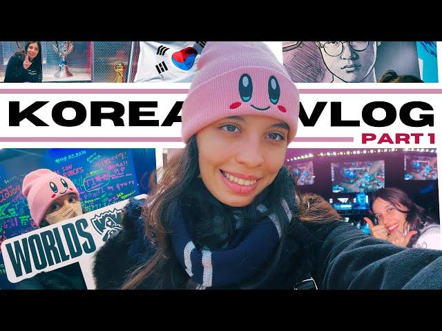 I MET 2D FAKER !! WORLDS 2023 LEAGUE OF LEGENDS l KOREA VLOG PART 1