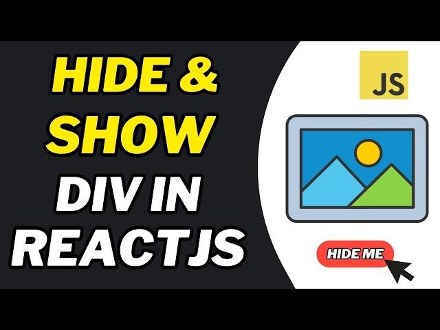 Hide And Show Div Using Javascript Tutorial For Beginners