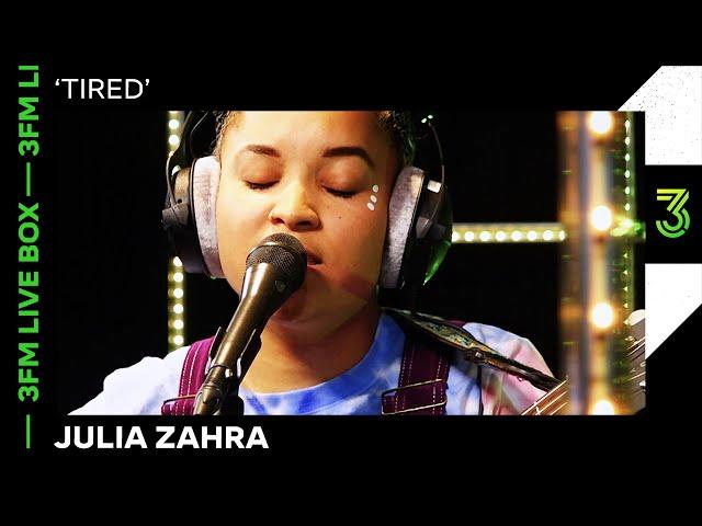 Julia Zahra live met 'Tired' | 3FM Live Box | NPO 3FM