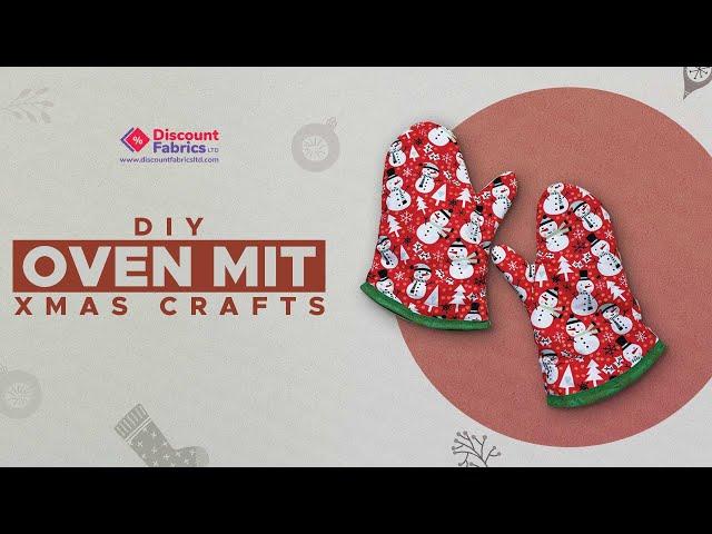 Christmas Craft | Beginner Friendly Oven Mitt