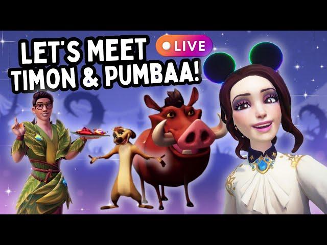 Jungle Getaway Update! Welcoming Timon & Pumbaa | Let's Play Disney Dreamlight Valley | Live