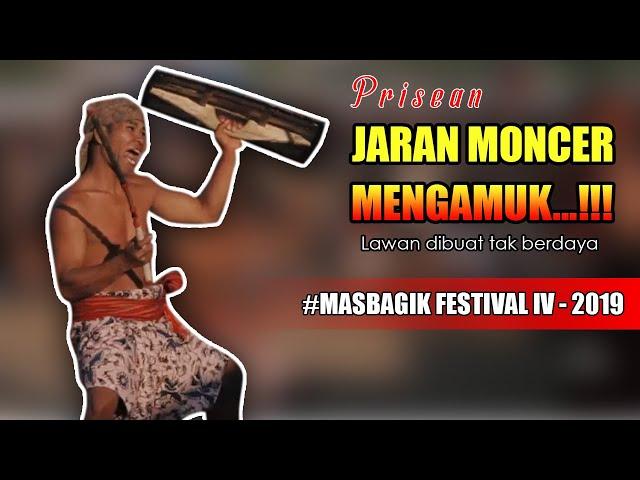 Peresean adat suku sasak Lombok ( jaran moncer menggila )