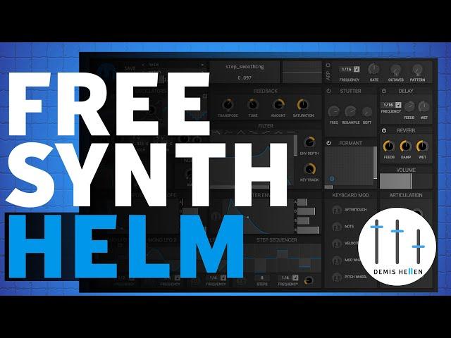 Helm Vst Demo | Free Synth for Trance Production