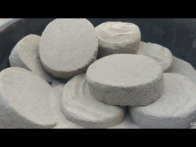 SLEEPING AID ASMR || Sand Cement slabs Dry Crumble (requested video)