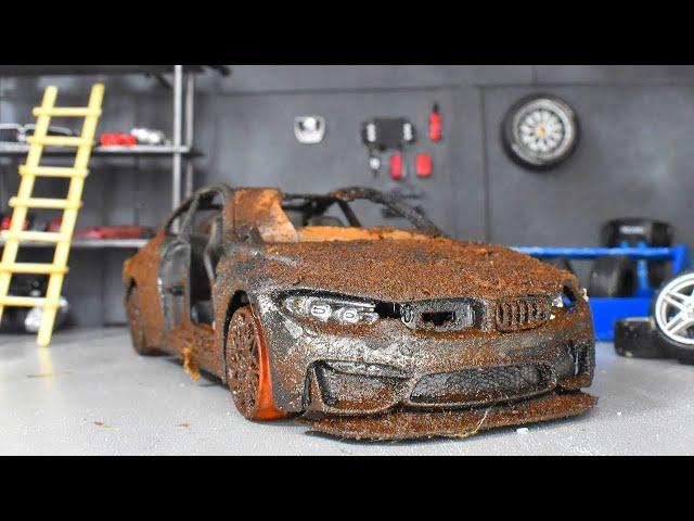 Restoration Abandoned BMW M4 GTS Model Car